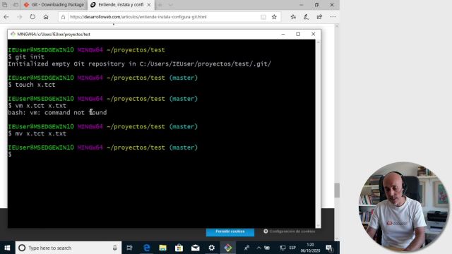 02 Instalaci&oacute;n y configuraci&oacute;n inicial de Git