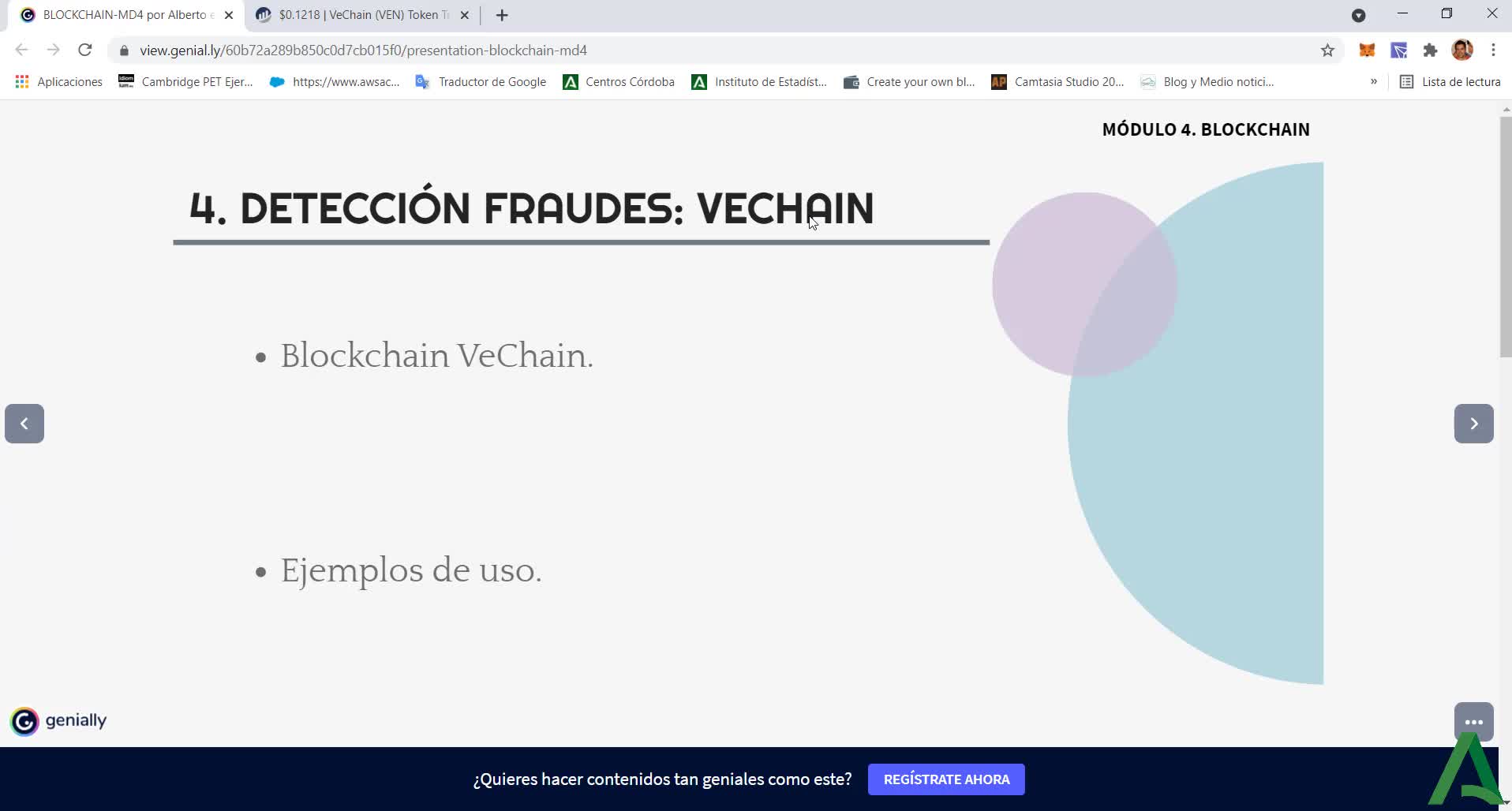 48 Vídeos del módulo 4_ 4-- Detección fraudes_ Vechain-