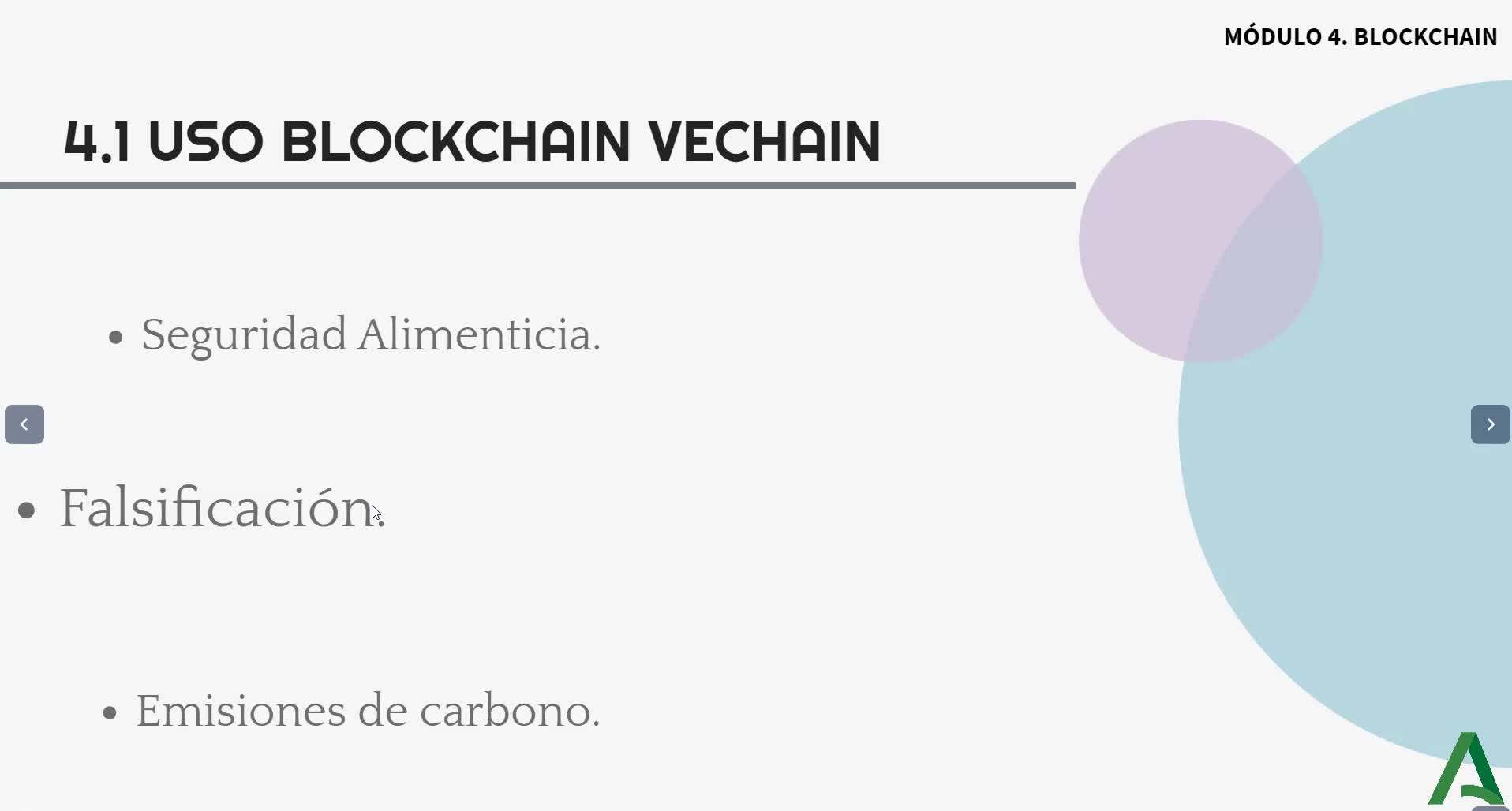 49 Vídeos del módulo 4_ 4-- Uso blockchain Vechain-