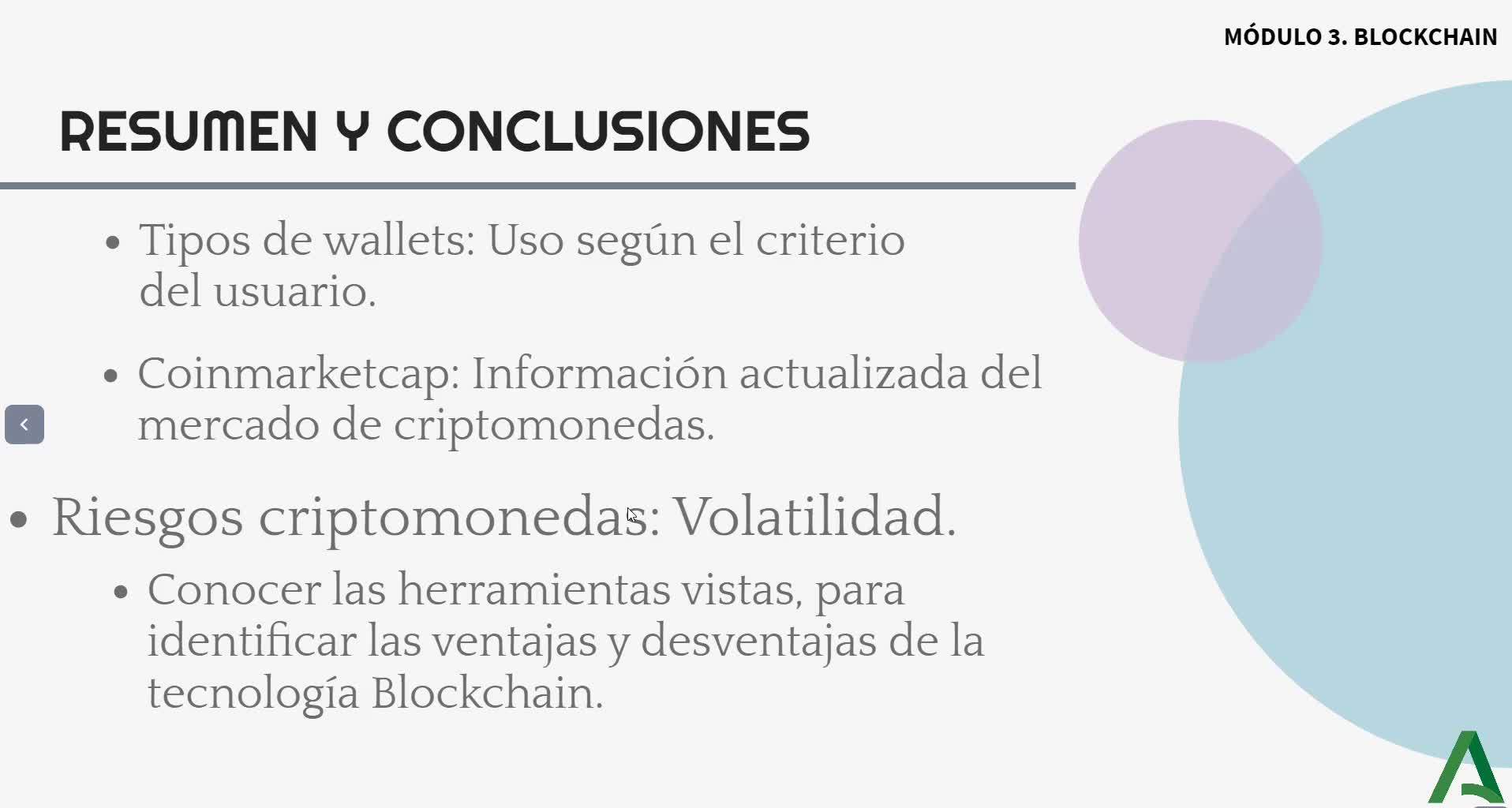 41 Vídeos del módulo 3_ 4-- Resumen y conclusiones-