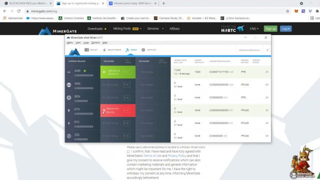 27 V&iacute;deos del m&oacute;dulo 2_ 4-- Minergate_ Configuraci&oacute;n-