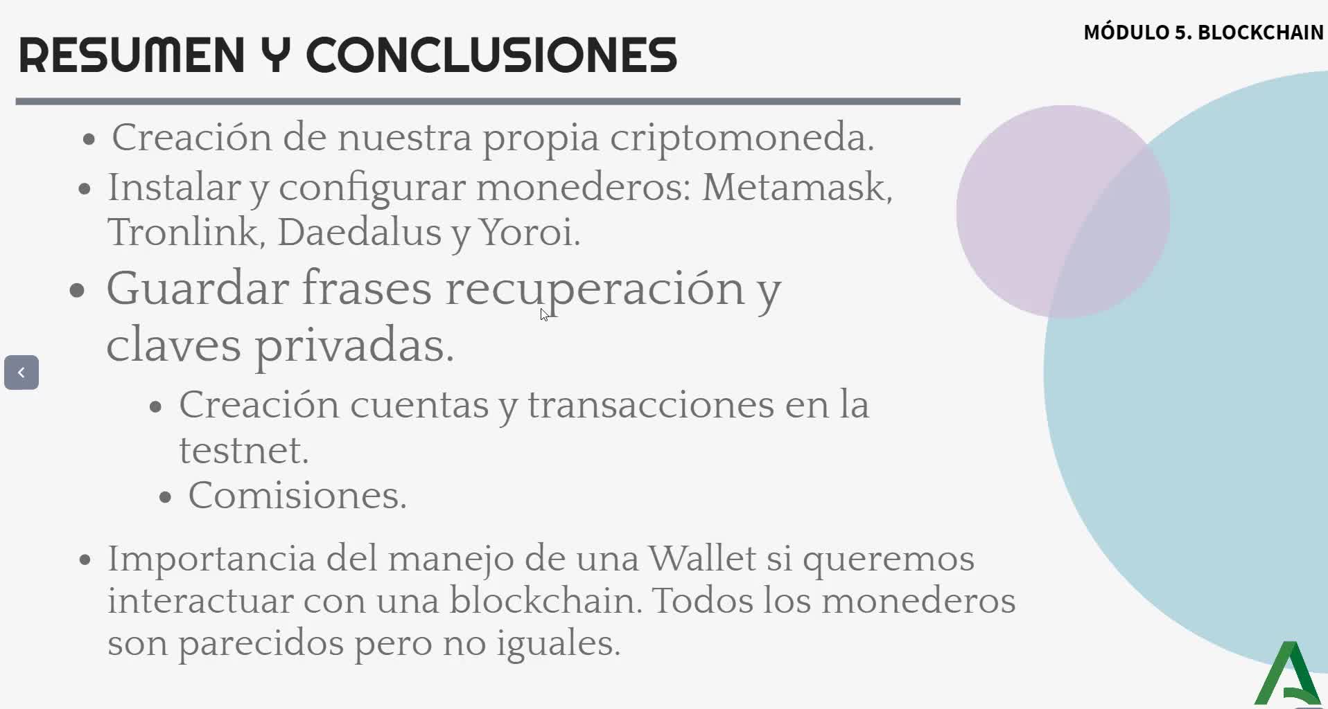 69 Vídeos del módulo 5_ 5-- Resumen y conclusiones-