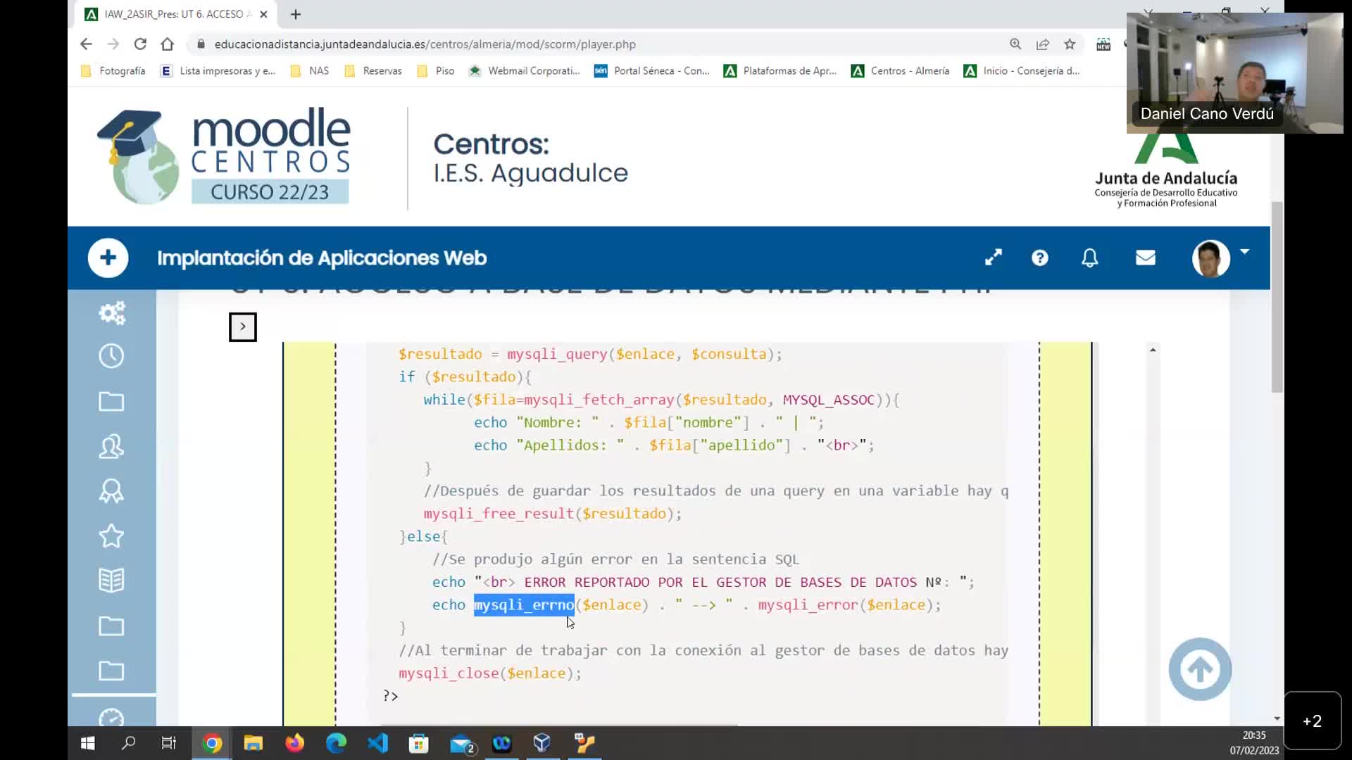 Clases on-line IAW 2ASIR UT6- Acceso a BD- Parte 03-20230207 1928-1